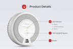 X-Sense Wireless Interconnected Combination Smoke and Carbon Monoxide Detector, 10-Year Battery Powered Fire and CO Alarm, SC06-W, 3-Pack