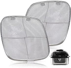 Stainless Steel Splatter Shield 2 Pack Air Fryer Foodi Accessories Replacement Parts for Ninja Foodi AG300, AG300C,AG301C, AG302