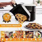 Air Fryer Grill Pan for Ninja AD350CO DZ401 Foodi 10 Quart 6 in 1 DualZone XL 2 Baskets Air Fryer, Replacement Air Fryer Crisper Plate Grill Plate Tray Accessories, Dishwasher Safe