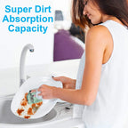 OstWony 12PCS Kitchen Towels Dish Cloths, Reusable Cleaning Rags 10x6in