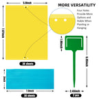 30 Pack Yellow Sticky Traps Fruit Fly Trap, Double-Sided Fungus Gnat Trap Insects Pest Killer for Outdoor Indoor
