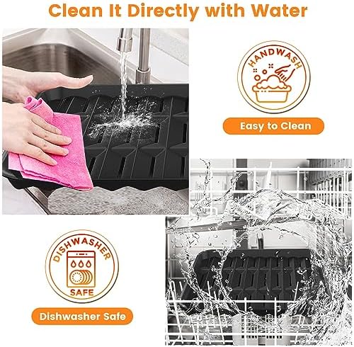 Air Fryer Grill Pan for Ninja Foodi DT251 Digital Air Fryer Countertop Oven, 13.4 * 11.4'' Air Fryer Grill Plate Crisper Plate Rack Accessories Replacement Parts Tray,Dishwasher Safe