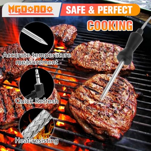 Mgoodoo Meat Temperature Probe Compatible with Ninja Grill AG400, AG400C, AG450,IG450CO Foodi Pro 5-in-1 Indoor Grill with Air Fry,Replacement for Ninja Air Fryer Grills Smart Thermometer Probe