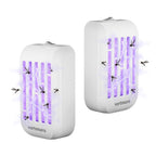 vertmuro Indoor Bug Zapper, Electric Plug in Flying Insects Mosquito Killer with UV LED Light, Portable Gnat Fly Trap for Home, Kitchen, Bedroom, Office(2 Pack)