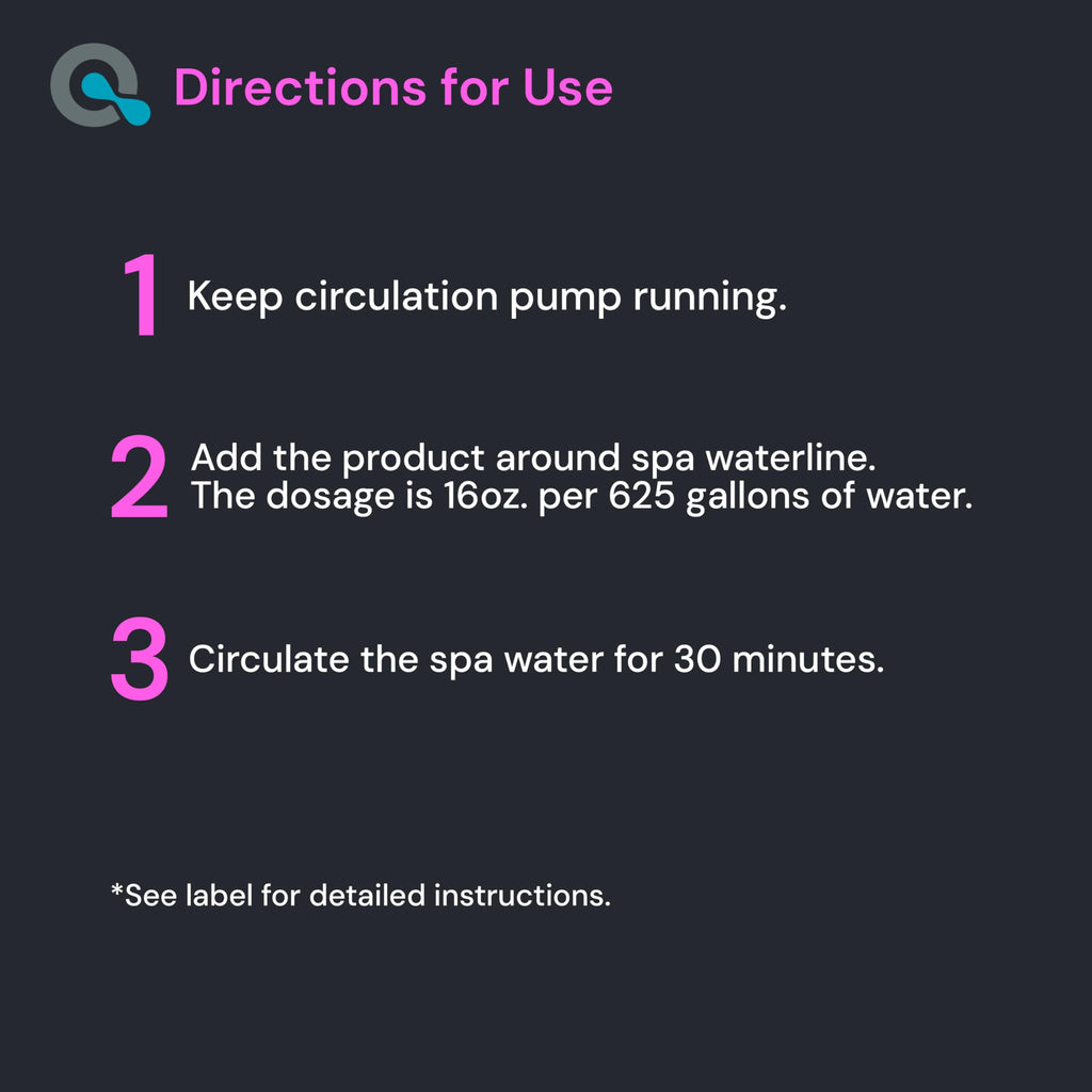 Spa Metal Control and Stain Protector to Protect Hot Tub Surfaces 32oz - Metal Gone Hot Tub Chemicals Made in The USA - AquaDoc