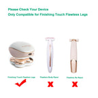 Charger Cord Replacement for Finishing Touch Flawless Legs Shaver Women Electric Trimmer - 5V USB Power Cable (2-Pack, White) (NOT for Other Models, Please See Product Pictures Before Buying)