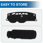 KUST Black Dash Cover for Chevy Chevrolet Traverse 2018-2023 (L, LS, LT,Premier, High Country) Polyester Dashboard Cover Non-Slip Interior Accessories for Traverse Custom Fit Dash Mat