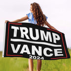 Trump Vance 2024 Flag 3x5 Donald Trump J.D. Vance 2024 America President Flags Made in USA Outdoor Double Sided 3 Ply Heavy Duty Banner with 2 Brass Grommets UV protection Fade Resistant for Indoor Outdoor Decor Gift
