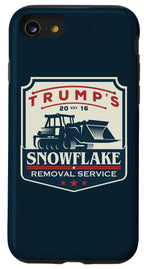 iPhone SE (2020) / 7 / 8 Trump's Snowflake Rmoval Service Funny Donald Trump 2024 Case