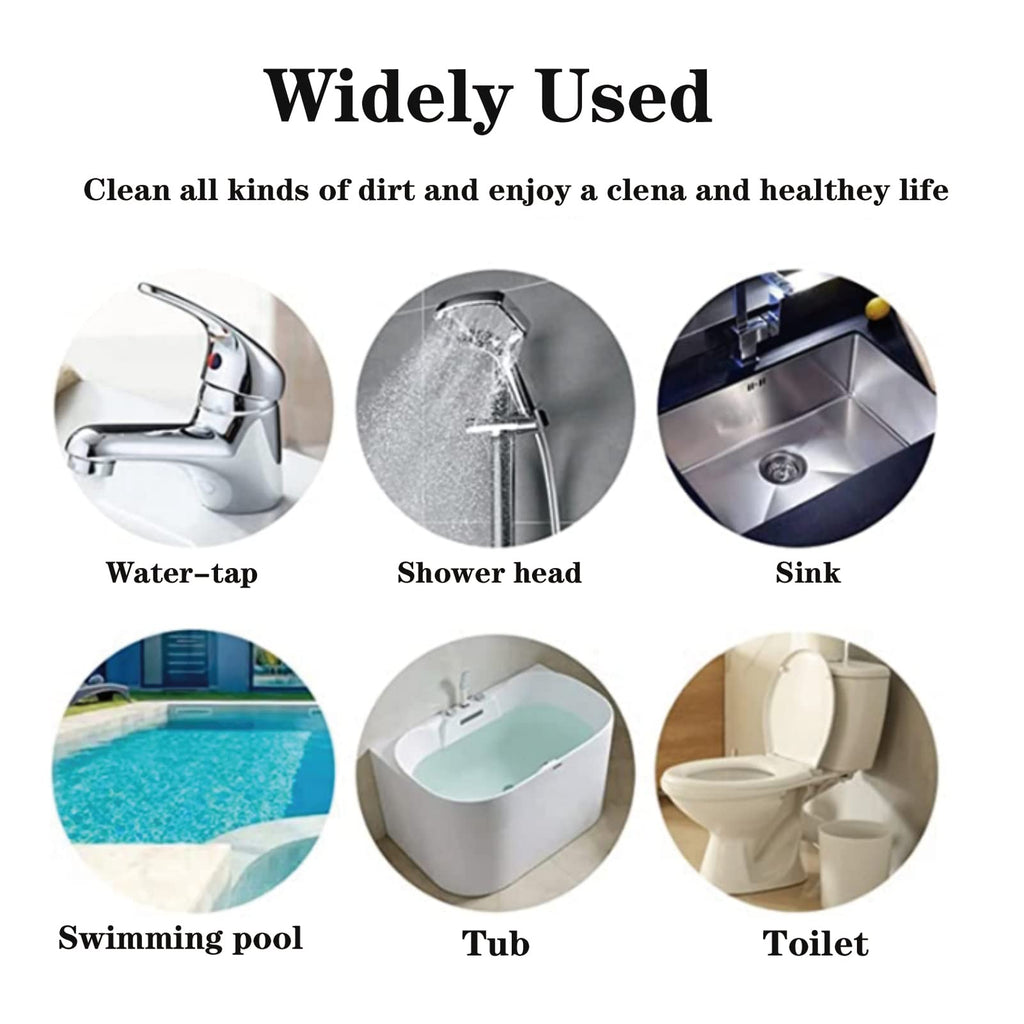 YINGMORE Pumice Stone Toilet Bowl Cleaner Toilet Deep Cleaning,Bathroom Cleaner Brush Toilet Wand Refills with Long Handle for Remove Hard Water Stains with 1 Wand+ 8 Pumice Stones