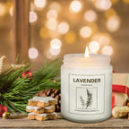 Candles for Home Scented, 4 Pack Scented Candles Gifts for Women 28 oz 200 Hour Long Lasting Natural Soy Candles, Lavender, Lemongrass & Eucalyptus, Apple Cinnamon 3 scents