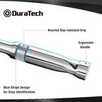 DURATECH 1/2-Inch Drive Ratchet, 90-Tooth Quick-release Ratchet Wrench, Reversible, Cr-V Made, Full Polished, Stocking Stuffers for Men Women Gifts for Men Gifts for Women