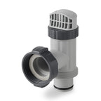 Intex 26004E Above Ground Swimming Pool Inlet Air Water Jet Replacement Part Kit; Includes Plunger Valve, Strainer Connector, Strainer Grid, etc.