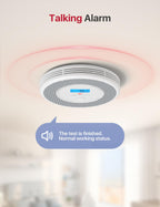 X-Sense Combination Smoke and Carbon Monoxide Detector with Voice Alerts, Smoke Detector Carbon Monoxide Detector Combo with Replaceable Battery, XP0A-SR, 5-Pack