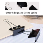 Extra Large Binder Clips 2.4 Inch Length, Jumbo Binder Clips for Office (8 Pcs)