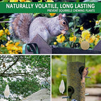 SUAVEC Squirrel Repellent Outdoor, Chipmunk Repellent, Squirrels Repellent for Garden, Squirrel Deterrent Mint, Indoor Repellent Squirrels for Attic, Keep Squirrel Away for Bird Feeders/Plants-8P