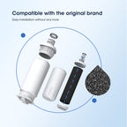 GLACIER FRESH DA97-17376B HAF-QIN Water Filter Replacement for Samsung HAF-QIN/EXP, DA97-08006C, RF23M8070SG, RF23M8070SR, RF23M8090SG, RF23M8090SR, RF23M8570SR, RF23M8590SG (3 Pack)