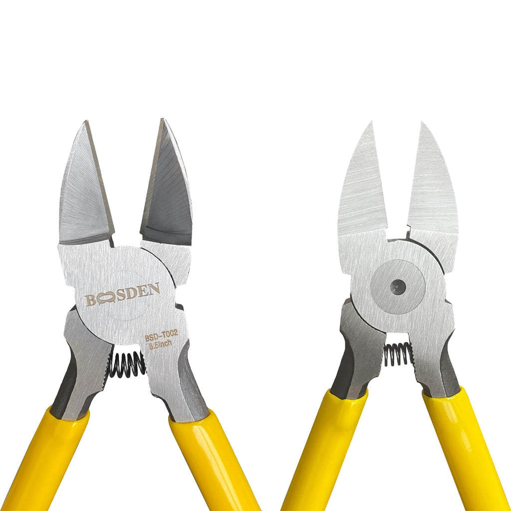 Wire Cutter,6.5 inch Side Cutters,Spring Loaded Wire Cutters for Crafting,Flush Cutter,Ultra Sharp for Jewelry Making,Flush Cut Pliers,Dikes Wire Cutters,Floral Wire Cutter,Snips