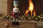 KitchenCraft The Collection Christmas Nutcracker Soldier with Real Working Mechanism, Wooden, Multi-Colour