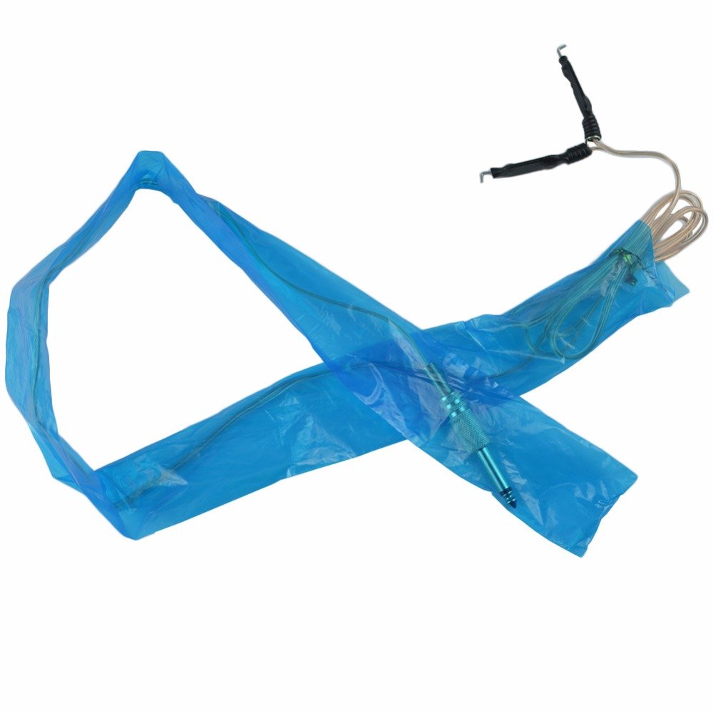 Tattoo Clip Cord Covers - 125pcs Disposable Tattoo Cover Cord Sleeves Bags Clean Barrier Supply for Tattoo Power Cord, Tattoo Supplies, Tattoo Kits, Tattoo Machine Gun Accessories