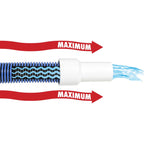 Poolmaster Manual Pool Vacuum Hose, 40 Ft x 1-1/2” for Inground & Above Ground Pools, Not for Automatic Cleaners, Kink-Free, Heavy Duty Pool Cleaner Hose with Swivel Cuff – Made in USA