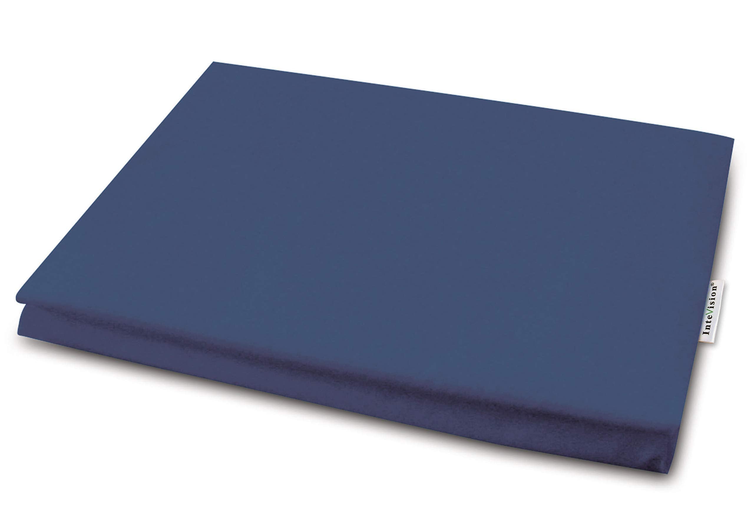 InteVision 400 Thread Count, 100% Egyptian Cotton Bed Wedge Pillowcase; Replacement Cover Designed to Fit The 12" (Height) Version of The InteVision Foam Wedge Bed Pillow (25" x 24" x 12")