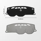 KUST Black Dash Cover for Chevy Chevrolet Traverse 2018-2023 (L, LS, LT,Premier, High Country) Polyester Dashboard Cover Non-Slip Interior Accessories for Traverse Custom Fit Dash Mat