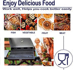 Grill Heat Plates Shield Stainless Steel Burner Cover BBQ Replacement Parts for Cuisinart CGG-200, CGG-220, CGG-240 All Foods Portable Gas Grillls