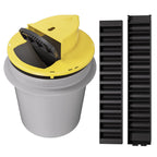 Mouse Trap Bucket - Multi-Catch, Auto-Reset, Humane or Lethal Rat Trap - Mouse Traps Indoor for Home - No Chemicals or Glue Needed - Durable ABS Material - 5 Gallon Bucket Compatible 3pcs