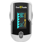 2024 Zacurate Bluetooth Finger Blood Pulse Oximeter Monitor SpO2 Heart Rate Pressure Fingertip Oxygen Meter