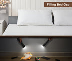 Vekkia King Pillow Wedge for Headboard Gap,Bed Gap Filler/Mattress Wedge Crack Filler,Close 0-3.5" Gap, Between Headboard and Mattress,Gray