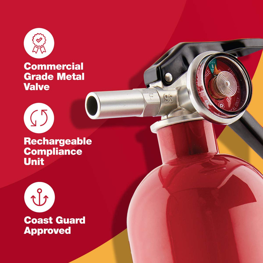 First Alert Home1-4, First Alert Standard Home Fire Extinguisher, Red 4pk