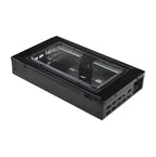 Tin Cat Multi-Catch and Release Humane Live Mouse Trap with Clear Window Lid for Indoor Outdoor Use | Sold by Canadian Supplier Local Pest Control (Black, 12 Pack)