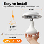 TJOY 12 Pack BR30 Flood Light Bulb Indoor, 65W Equivalent Dimmable Led Recessed Lights Bulb, 2700K Soft Warm White, E26 Base Bulbs for Kitchen Ceiling, Recessed Can, Replacement Incandescent, 9W,800LM