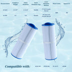 Malaka Spa Replacement Filter FD2007 Compatible with PWW50L 4CH-949 FC-0172, Hot Tub Replacement Filter Cartridge, 2-Pack