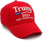 Engmoo Trump 2024 Hat Keep America Great Take America Back Hat with USA Flag Embroidery Adjustable Baseball Cap