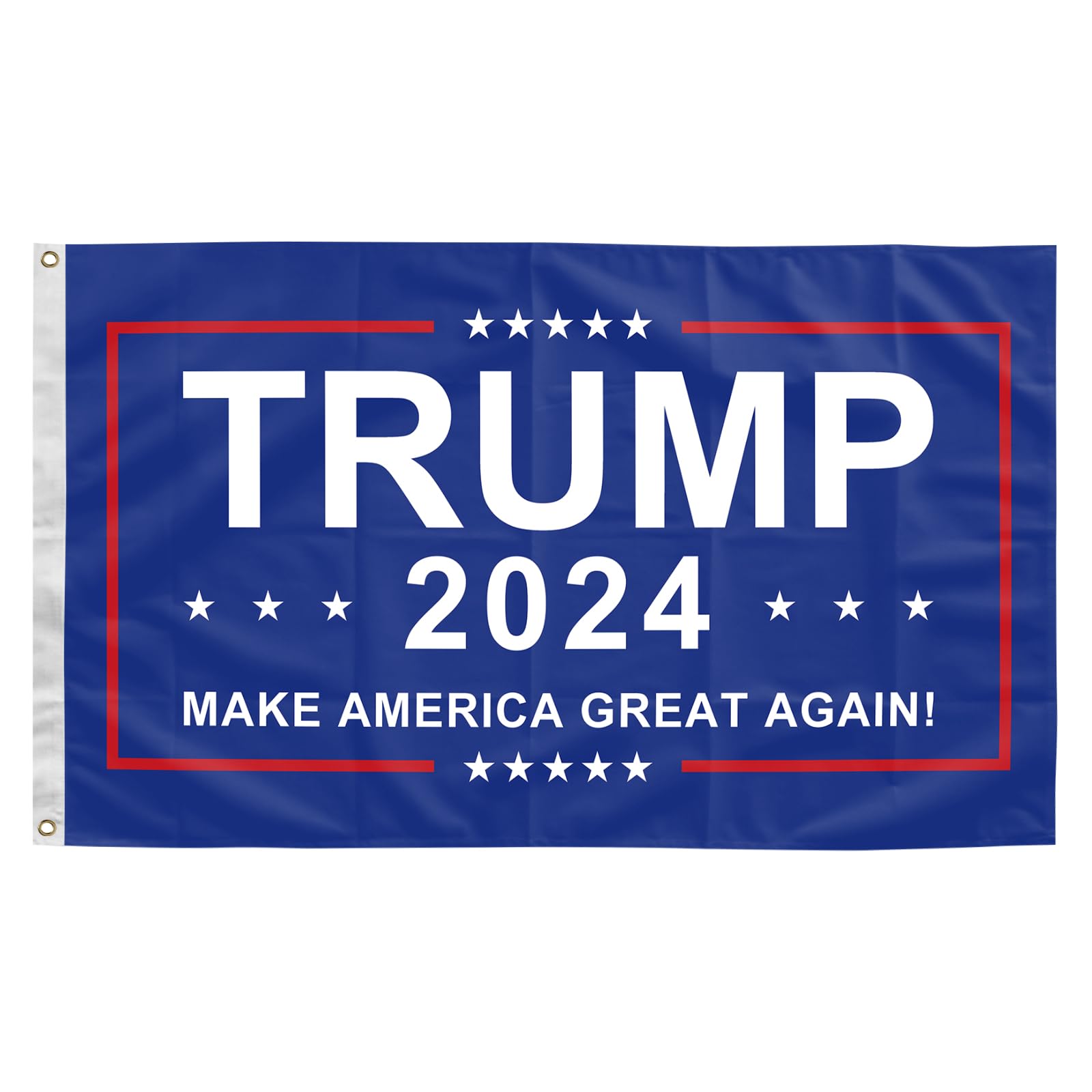 Trump 2024 Flag, Trump MAGA Flag 3x5 FT Polyester Banner with Brass Grommets for Indoor Outdoor Decorations (black4)