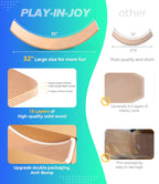 Balance Board Kids, 35 Inches Wobble Board for Kids Toddlers, Open Ended Montessori Waldorf Learning Toy, Gifts for 3 4 5 6 7 8 Year Old Boys Girls Kids Birthday & Christmas Stocking Stuffers