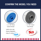 Mamokin PWW50 Spa Filter, Replaces 6CH-940，Filbur FC-0359, 817-0050, 25252, 03FIL1400, PWW50P3(NOT PWW50P4), (1 1/2" Coarse Thread), Waterway Front Access Skimmer, SAE Thread Hot Tub Filter 2 Pack