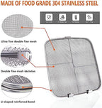 Stainless Steel Splatter Shield for Ninja Foodi AG301, Air Fryer Accessories for Ninja Foodi 5-in-1 Indoor Grill, Replacement Parts for Ninja Foodi AG300, AG300C,AG301C, AG302, AG400