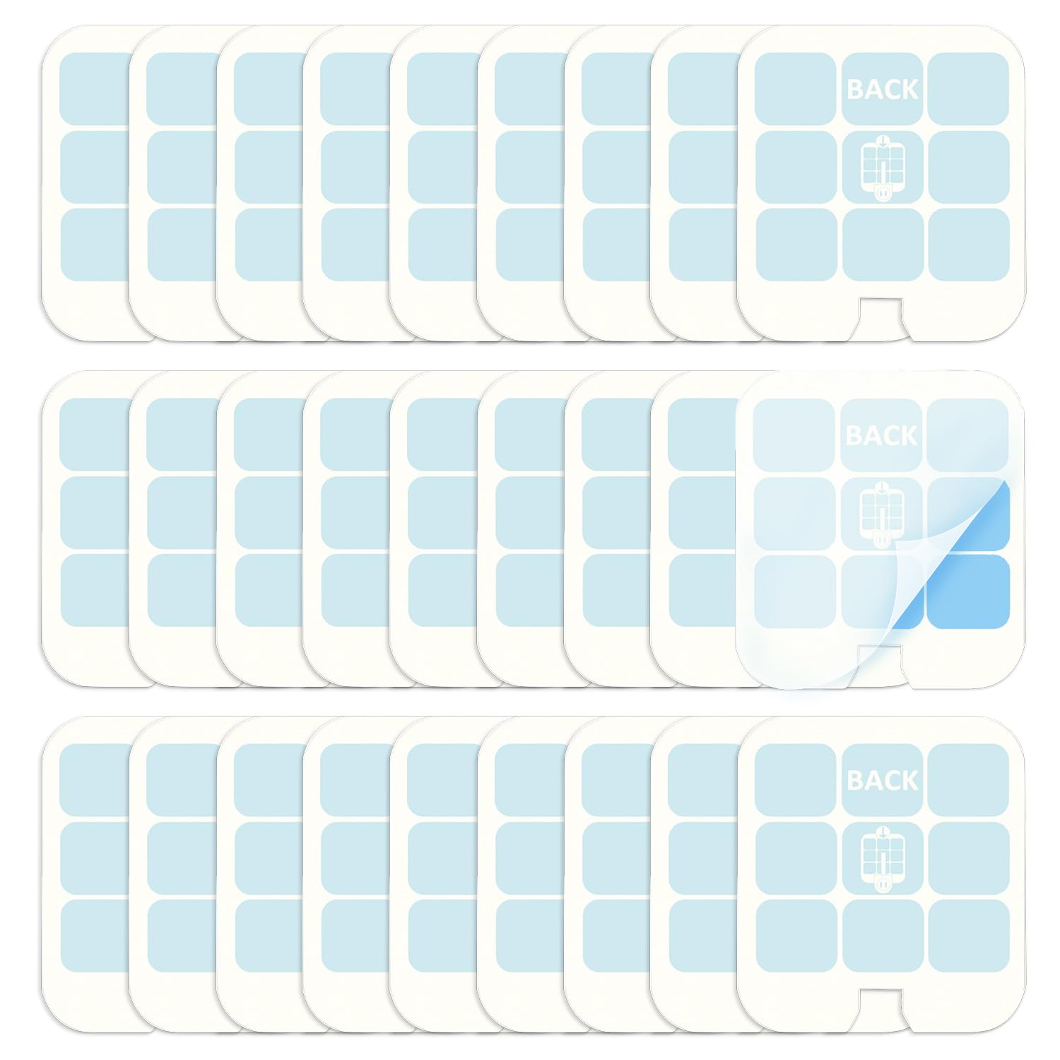 Cleanuper 24-Pack Replacement Glue Cards for Safer Home SH502, Dynatrap DT3005W, Indoor Plug-in Fly, Fruit Fly, Moth and Gnat Trap Refill Pack, Extremely Sticky, Economic Pack