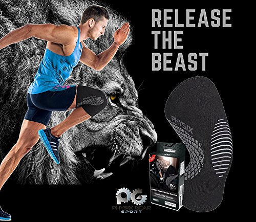 PHYSIX GEAR Knee Support Brace - Premium Recovery & Compression Sleeve for Meniscus Tear, ACL, MCL Running & Arthritis - Best Neoprene Stabilizer Wrap for Crossfit, Squats & Workouts -Single Grey XL