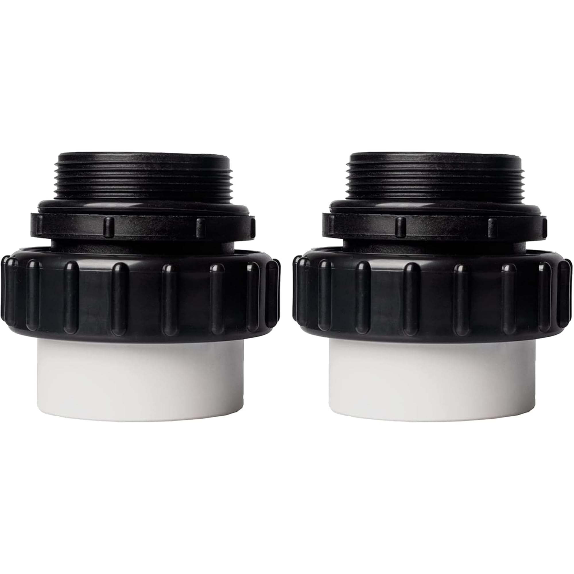 TonGass (2-Pack) 2" MIP x 2.37" PVC Hi-Temp Unions Compatible with Pentair Whisperflo & Intelliflo Pool Pumps Hand-Tightened Pool Pump High Temp Unions Replacement for Schedule 40 Male Adapters