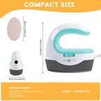 HTVRONT Heat Press Mini Heat Press Machine, Mini Iron for Crafts, Small Heat Press Portable Iron Press Machine for T Shirts, Hats, Heating Transfer Projects (Mint)