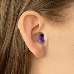 Flare Calmer – Ear Plugs Alternative – Reduce Annoying Noises Without Blocking Sound – Soft Reusable Silicone - Purple