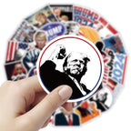 50pcs Trump Stickers 2024 Trump Decals for Laptop, Water Bottle, Bumper, Helmet, Phone