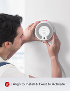 X-Sense 2-in-1 Smoke and Carbon Monoxide Detector Alarm (Not Hardwired), 10-Year Battery-Operated Dual Sensor Fire & CO Alarm, SC06, 3-Pack