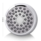 High Pressure Shower Head 3 Inches Anti-clog Anti-leak Fixed Showerhead Chrome with Adjustable Swivel Brass Ball Joint for Relaxing and Comfortable Shower Experience