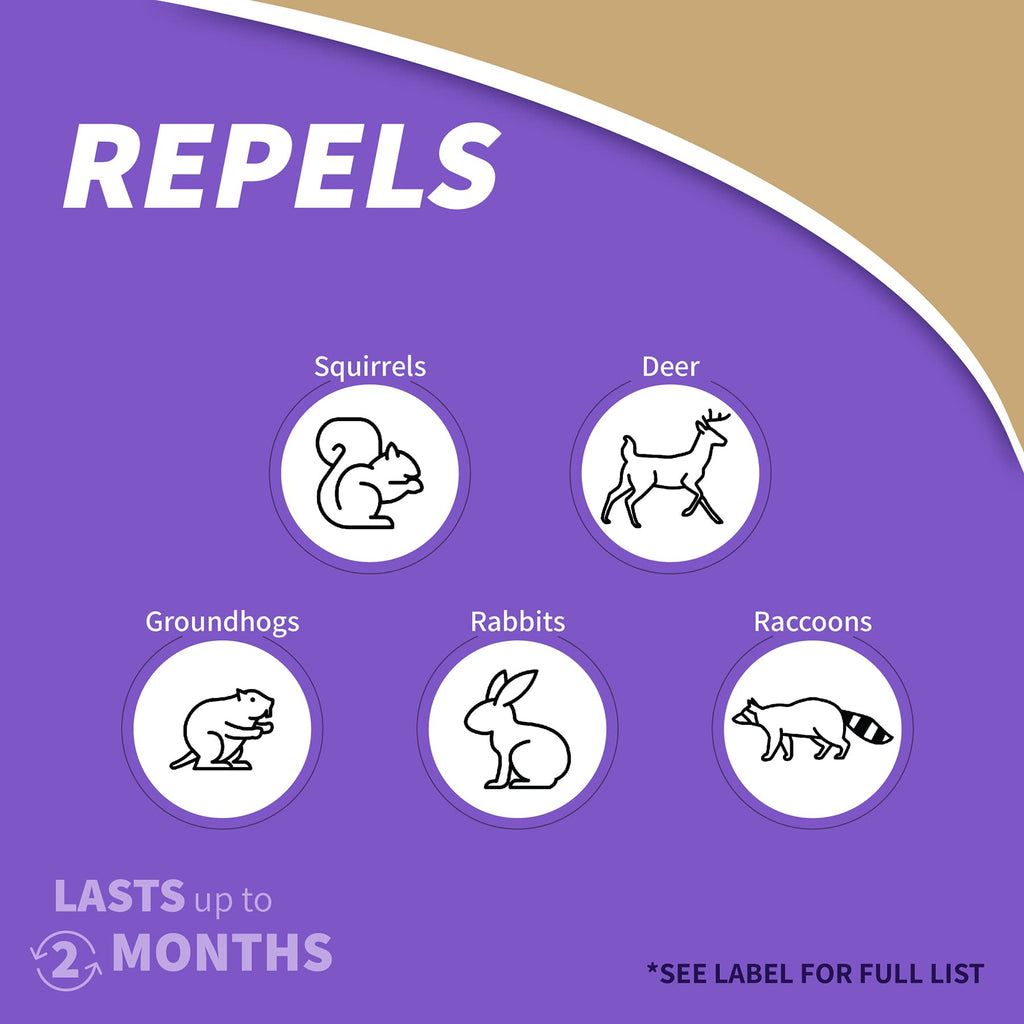 Bonide Repels-All Animal Repellent Granules, 6 lbs. Ready-to-Use Deer & Rabbit Repellent, Deter Pests from Lawn & Garden