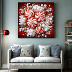 VONBOR Christmas Candy Diamond Art Painting Kits for Adults & Kids Beginner, Christmas Diamond Art for Adults Full Round Drill, DIY Paint with Diamond Dots Gem Art Craft Set Picture Gift 12 * 12 inch